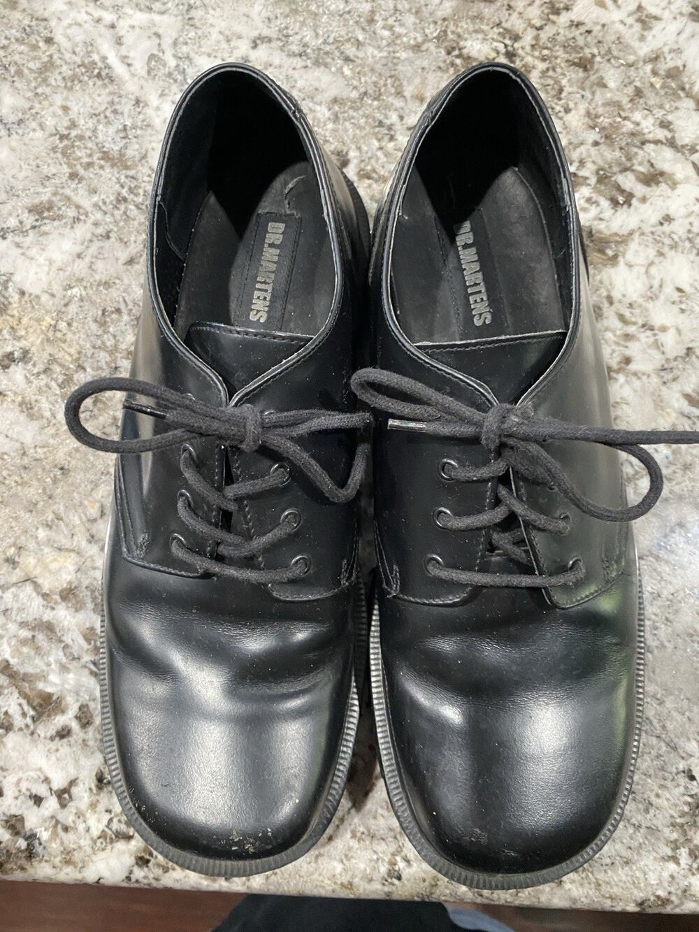 Dr. Martens 8754 Black Dress Leather Shoes Men’s Size 10!